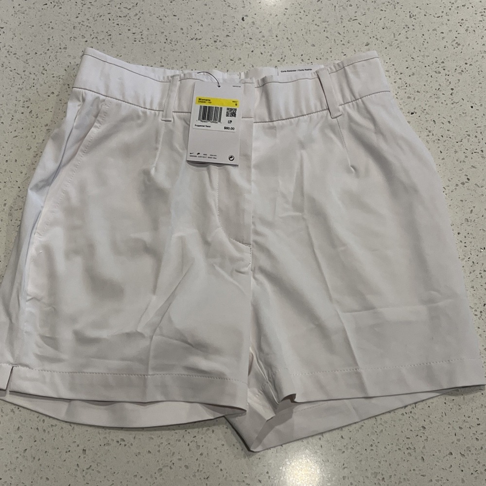 Nike‎ Dri-FIT Victory Women's 5" Golf Shorts White Size Small DX6087-100 NWT